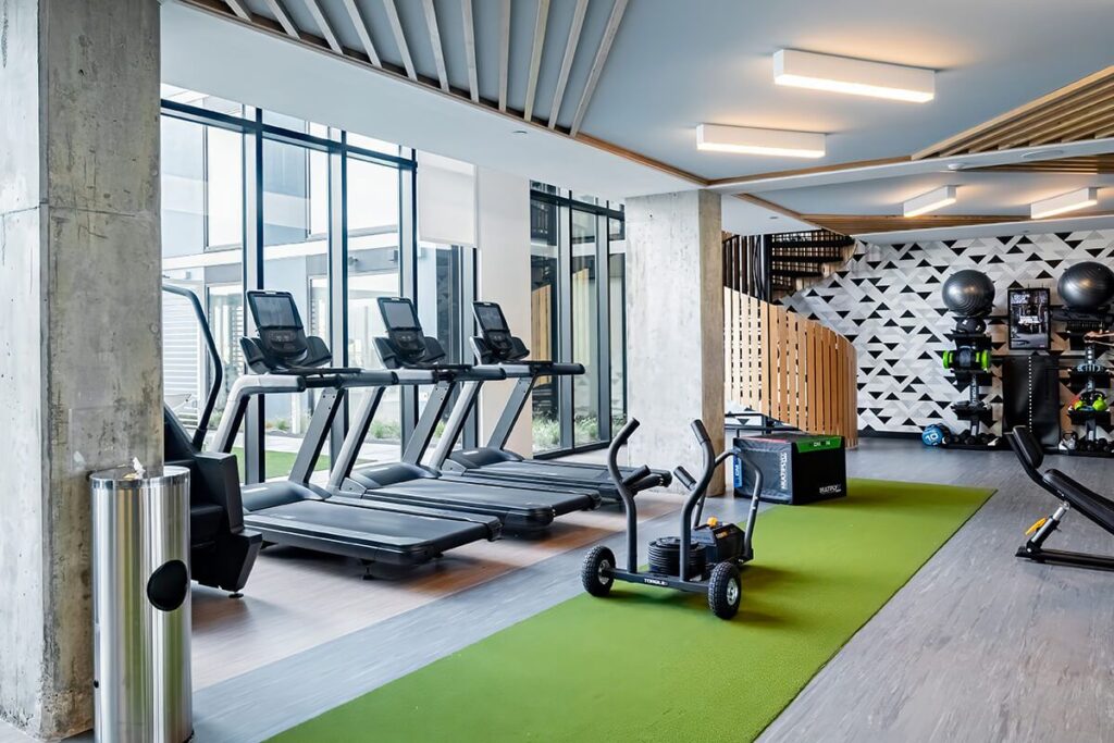 Rev Student Living Fitness Center Treadmills